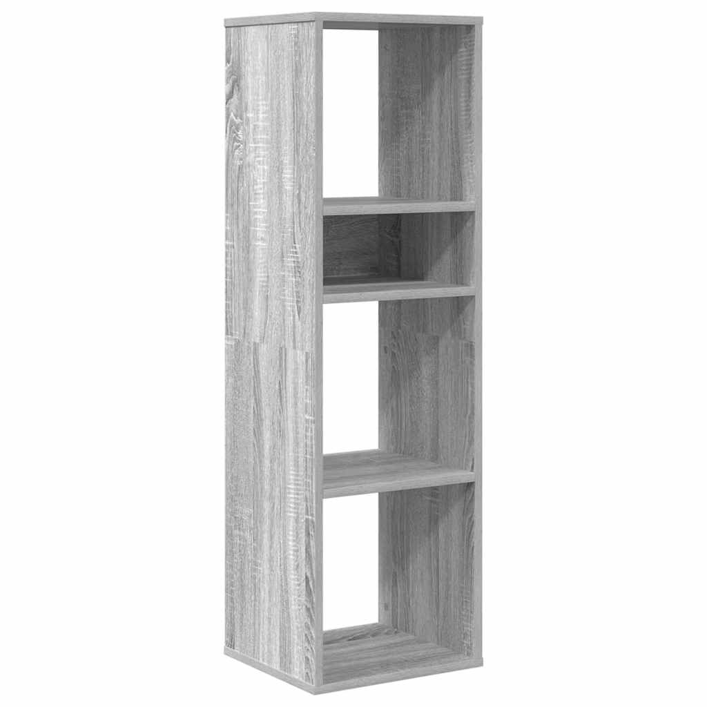 Libreria Grigio Sonoma 34x31x112 cm in Legno Multistrato | homemem39