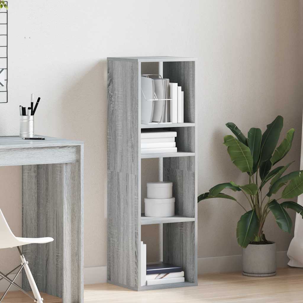 Libreria Grigio Sonoma 34x31x112 cm in Legno Multistrato | homemem39