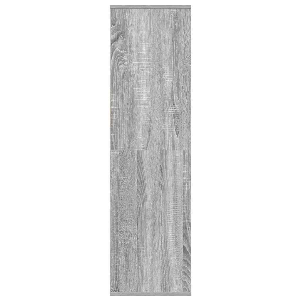 Libreria Grigio Sonoma 34x31x112 cm in Legno Multistrato | homemem39