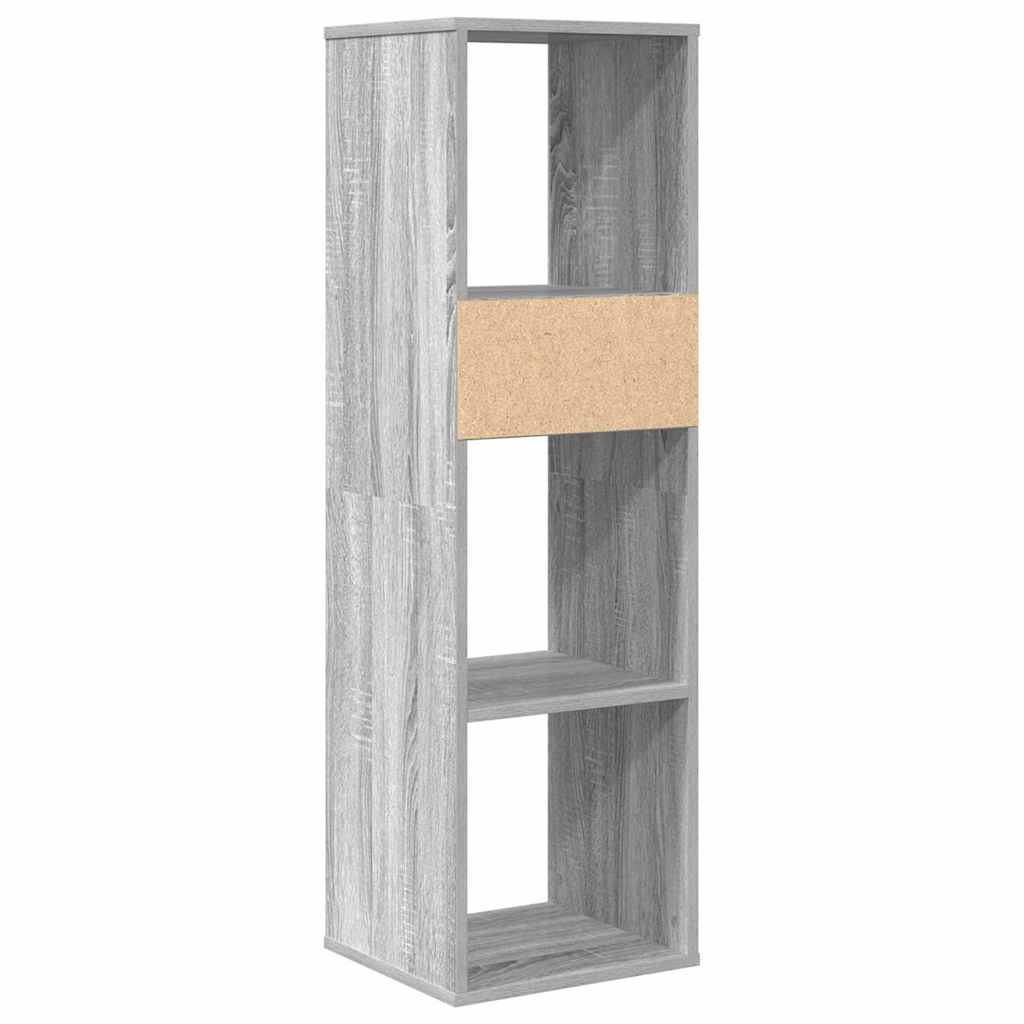 Libreria Grigio Sonoma 34x31x112 cm in Legno Multistrato | homemem39