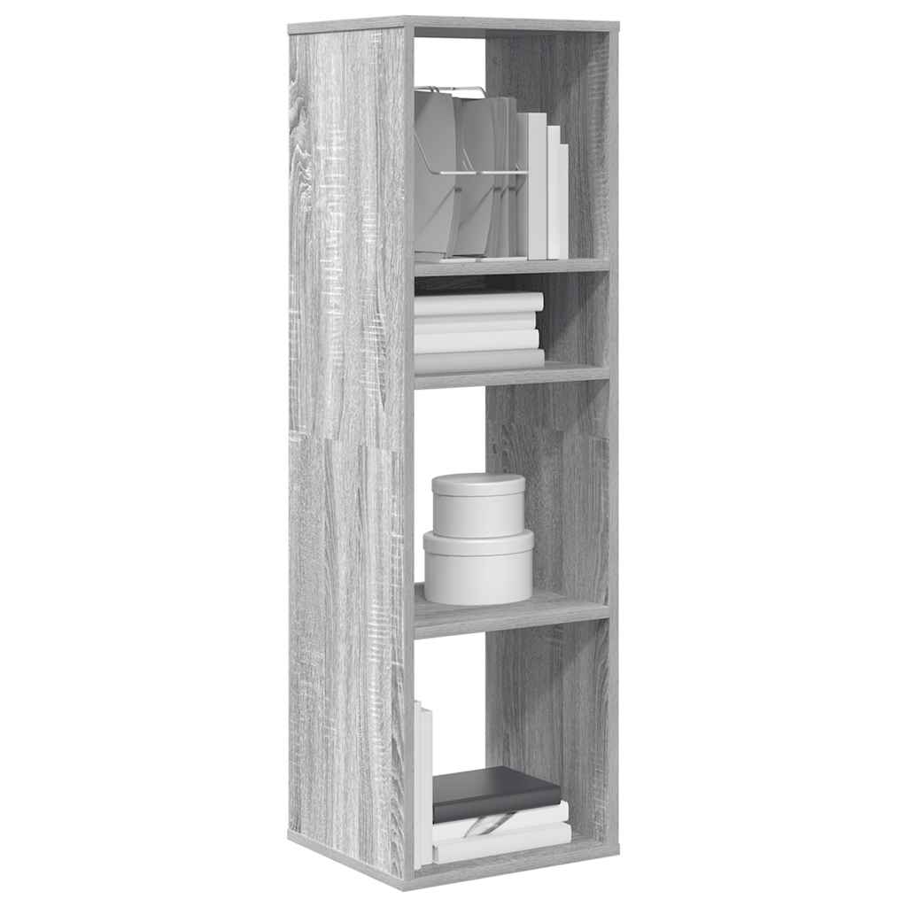 Libreria Grigio Sonoma 34x31x112 cm in Legno Multistrato | homemem39