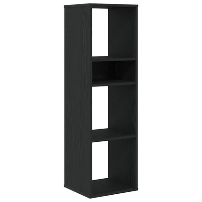 Libreria Nera 34x31x112 cm in Legno Multistrato | homemem39