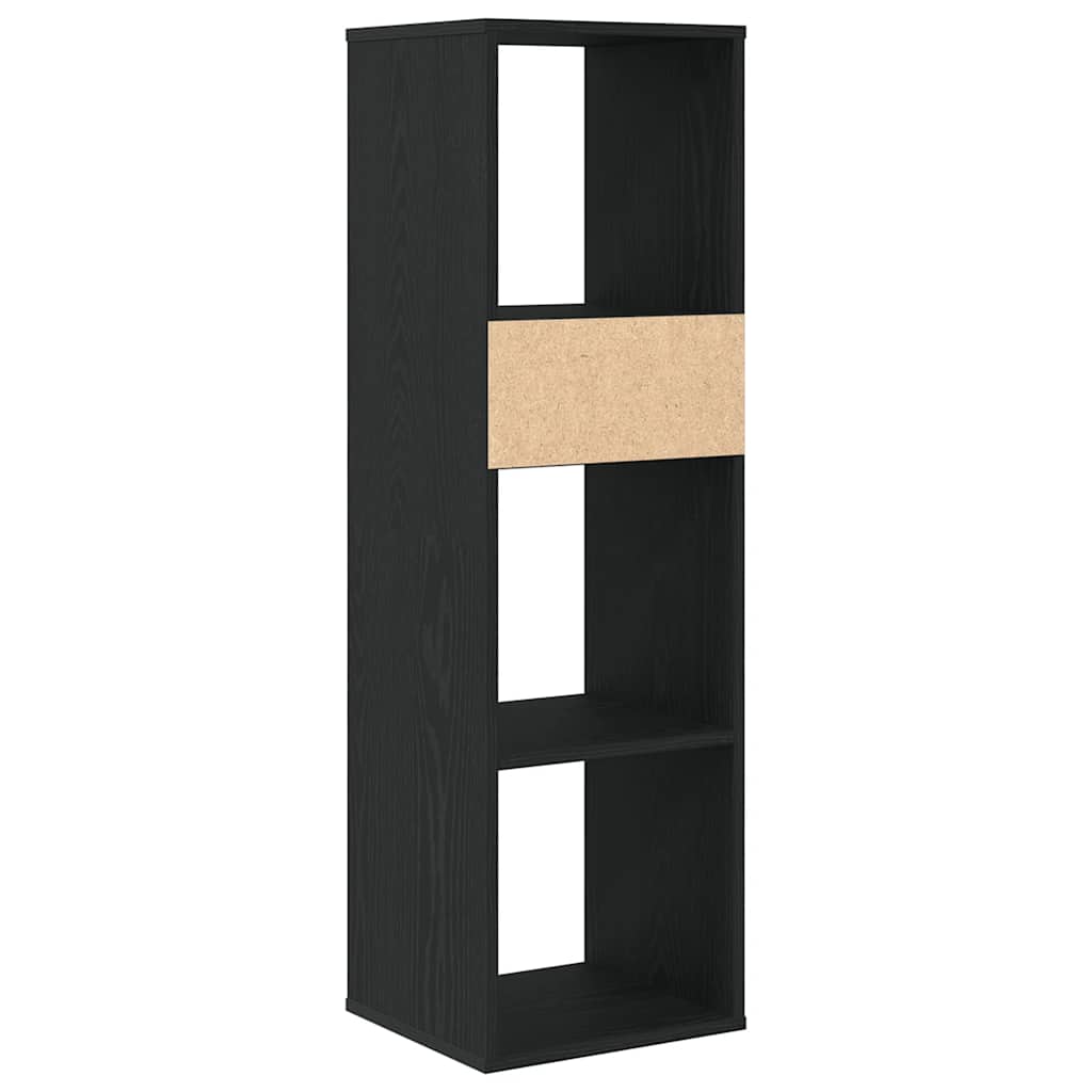 Libreria Nera 34x31x112 cm in Legno Multistrato | homemem39