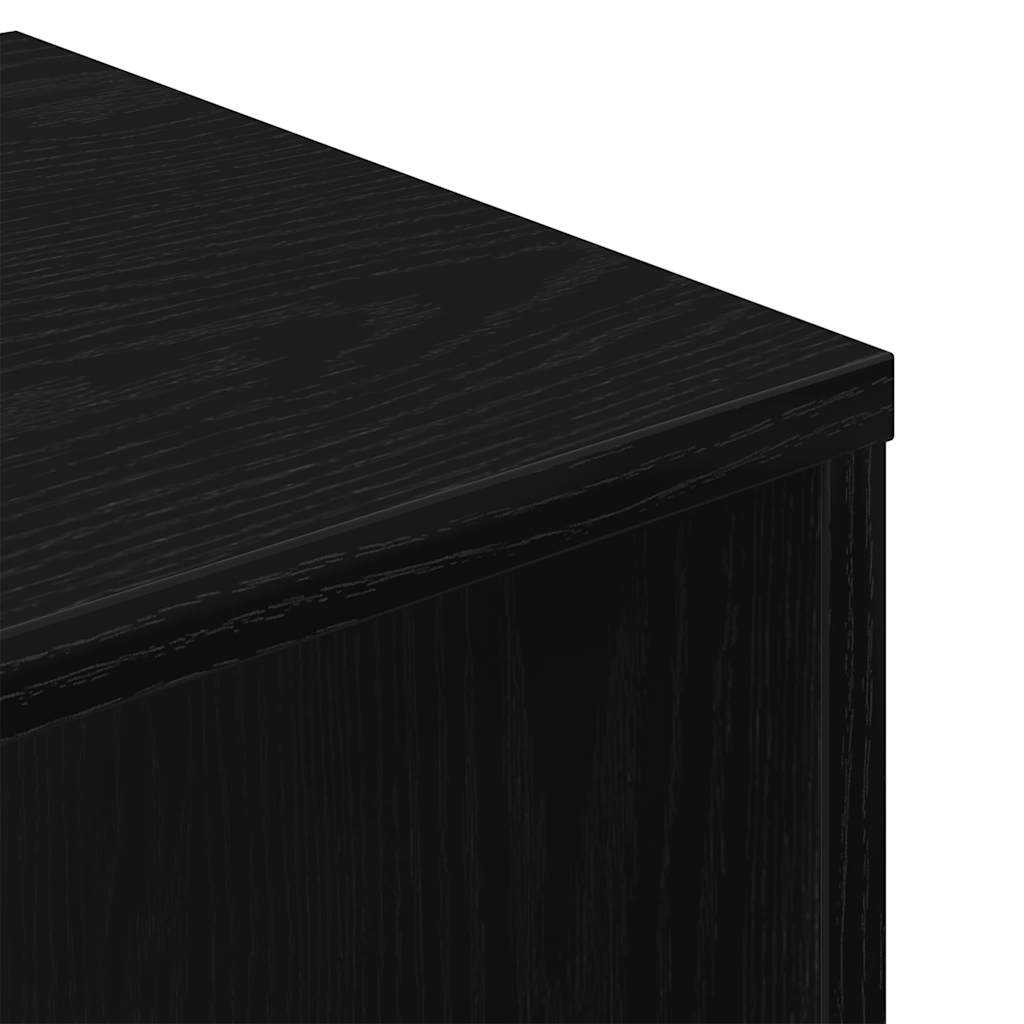Libreria Nera 34x31x112 cm in Legno Multistrato | homemem39