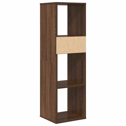 Libreria Rovere Marrone 34x31x112 cm in Legno Multistrato
