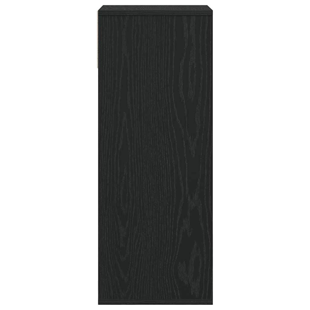 Libreria Nera 34x31x80 cm in Legno Multistrato | homemem39