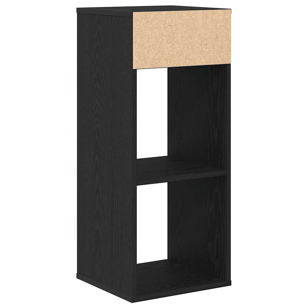 Libreria Nera 34x31x80 cm in Legno Multistrato | homemem39