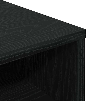 Libreria Nera 34x31x80 cm in Legno Multistrato | homemem39