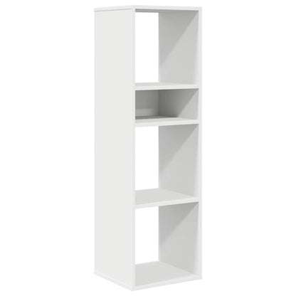 Libreria Bianca 34x31x112 cm in Legno Multistrato | homemem39