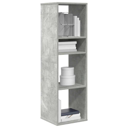 Libreria Grigio Cemento 34x31x112 cm in Legno Multistrato | homemem39