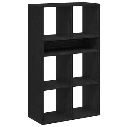 Libreria Nera 66x31x112 cm in Legno Multistrato | homemem39