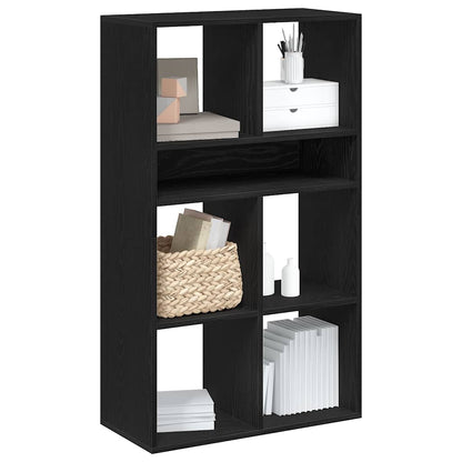 Libreria Nera 66x31x112 cm in Legno Multistrato | homemem39