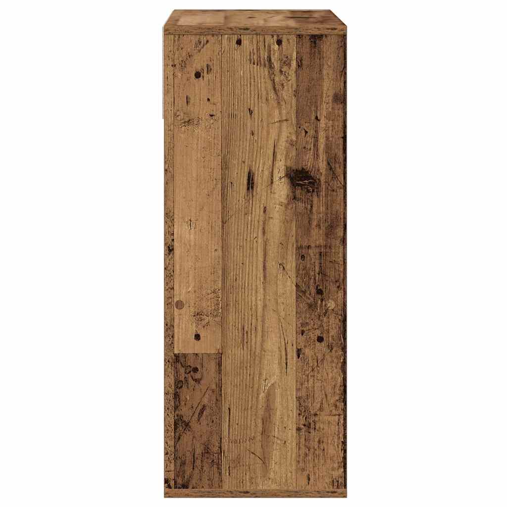 Libreria Legno Antico 66x31x80 cm in Legno Multistrato