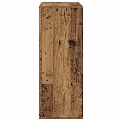 Libreria Legno Antico 66x31x80 cm in Legno Multistrato