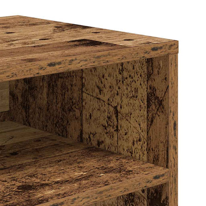 Libreria Legno Antico 66x31x80 cm in Legno Multistrato