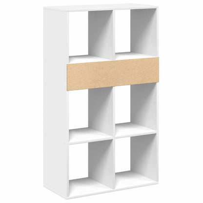 Libreria Bianca 66x31x112 cm in Legno Multistrato | homemem39