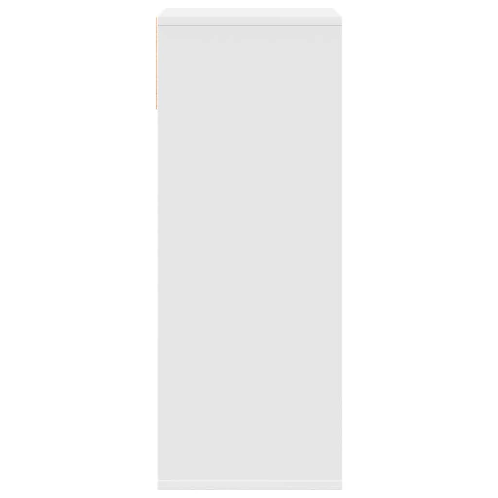 Libreria Bianca 34x31x80 cm in Legno Multistrato | homemem39