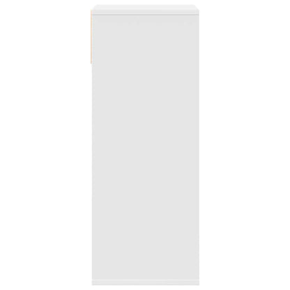 Libreria Bianca 34x31x80 cm in Legno Multistrato | homemem39