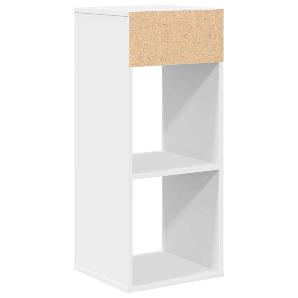 Libreria Bianca 34x31x80 cm in Legno Multistrato | homemem39