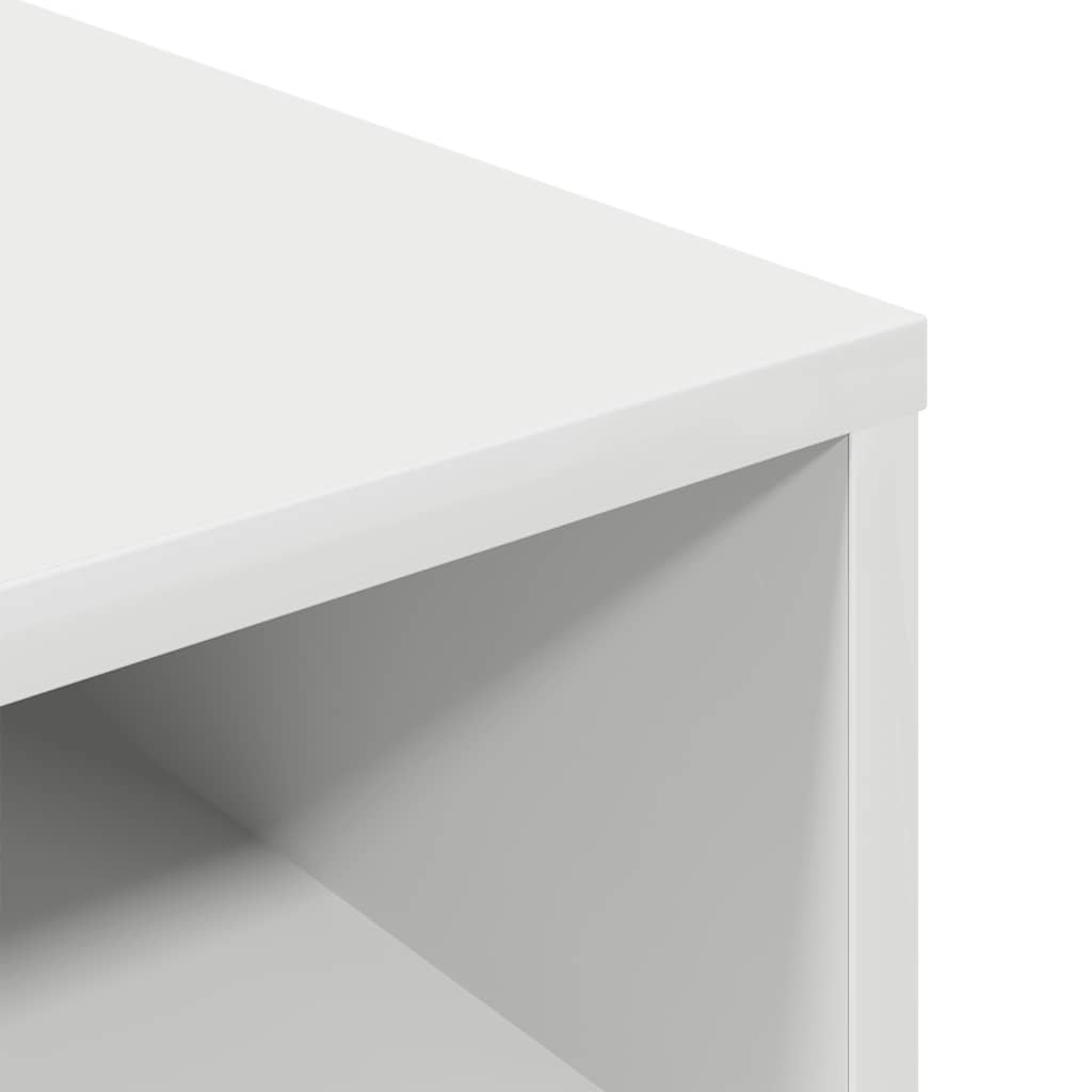 Libreria Bianca 34x31x80 cm in Legno Multistrato | homemem39