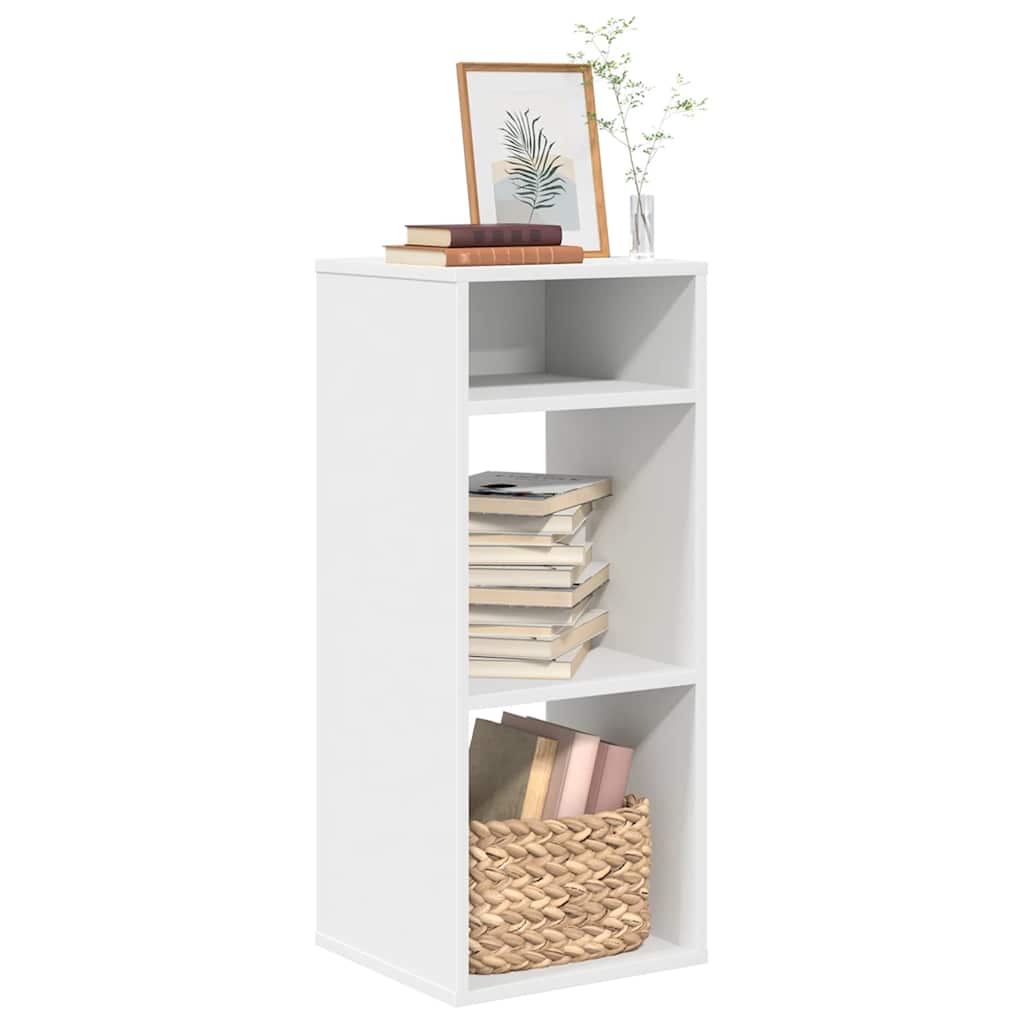 Libreria Bianca 34x31x80 cm in Legno Multistrato | homemem39