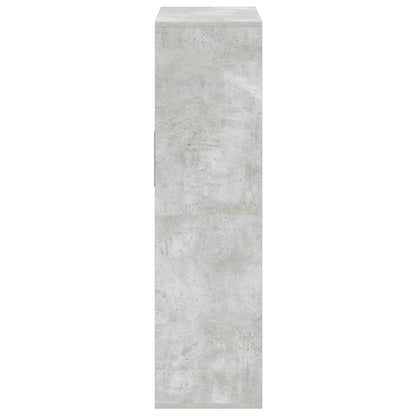 Libreria Grigio Cemento 66x31x112 cm in Legno Multistrato | homemem39