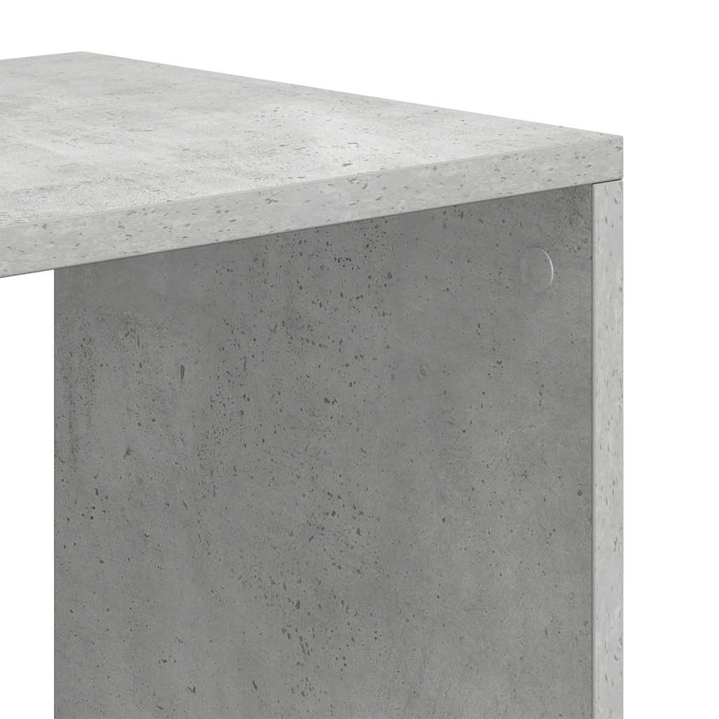 Libreria Grigio Cemento 66x31x112 cm in Legno Multistrato | homemem39