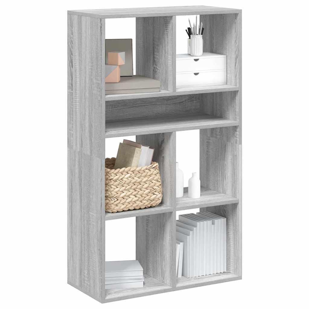 Libreria Grigio Sonoma 66x31x112 cm in Legno Multistrato | homemem39
