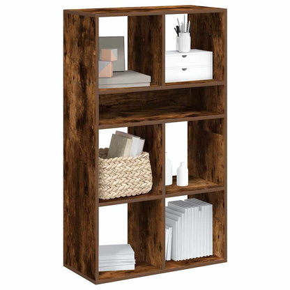 Libreria Rovere Fumo 66x31x112 cm in Legno Multistrato | homemem39