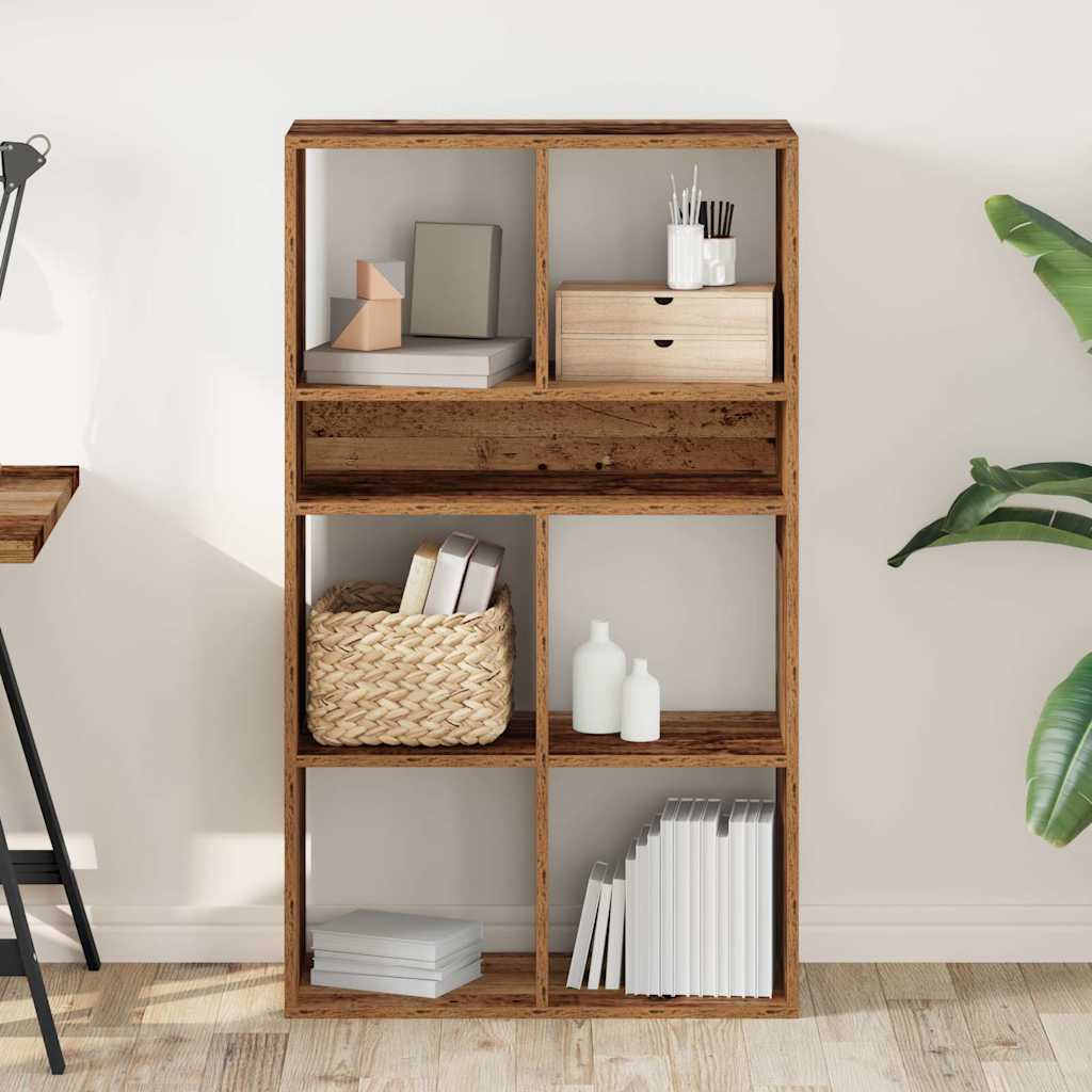 Libreria Legno Antico 66x31x112 cm in Legno Multistrato | homemem39