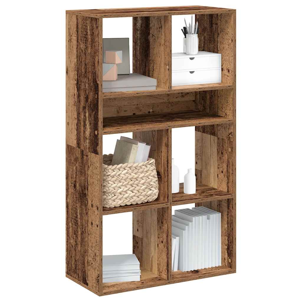 Libreria Legno Antico 66x31x112 cm in Legno Multistrato | homemem39