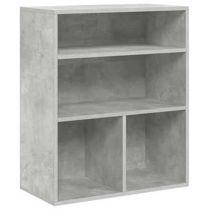 Libreria Grigio Cemento 60x30x71,5 cm in Legno Multistrato | homemem39