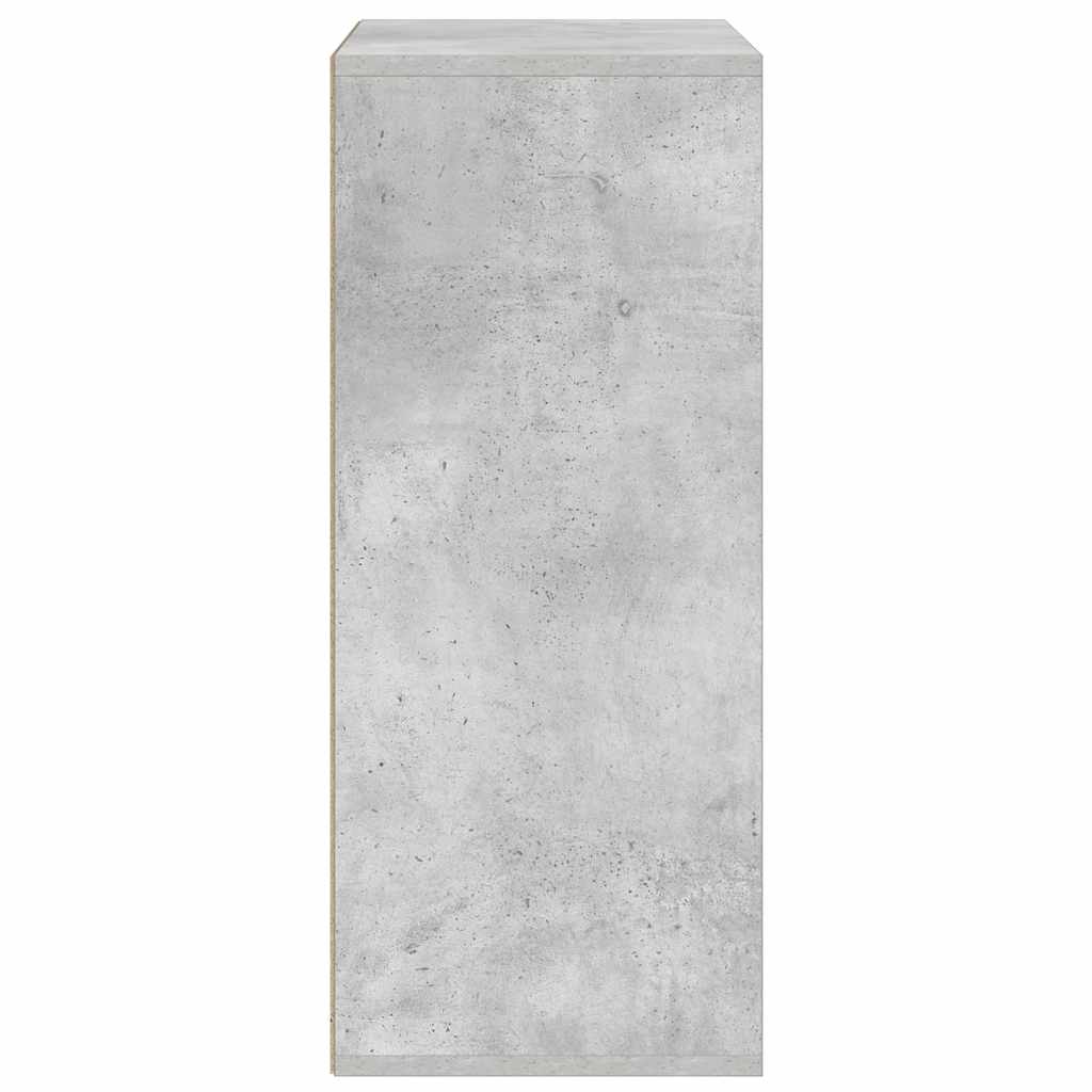 Libreria Grigio Cemento 60x30x71,5 cm in Legno Multistrato | homemem39