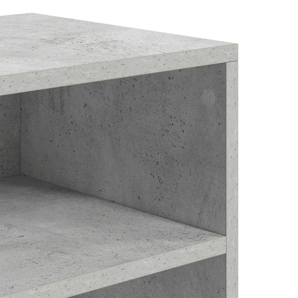 Libreria Grigio Cemento 60x30x71,5 cm in Legno Multistrato | homemem39