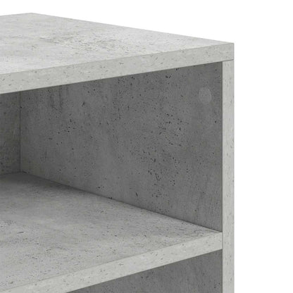 Libreria Grigio Cemento 60x30x71,5 cm in Legno Multistrato | homemem39
