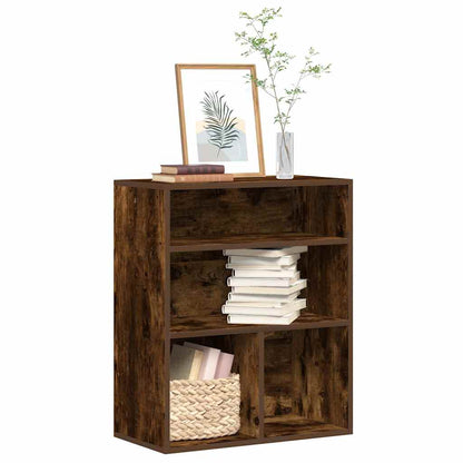 Libreria Rovere Fumo 60x30x71,5 cm in Legno Multistrato | homemem39