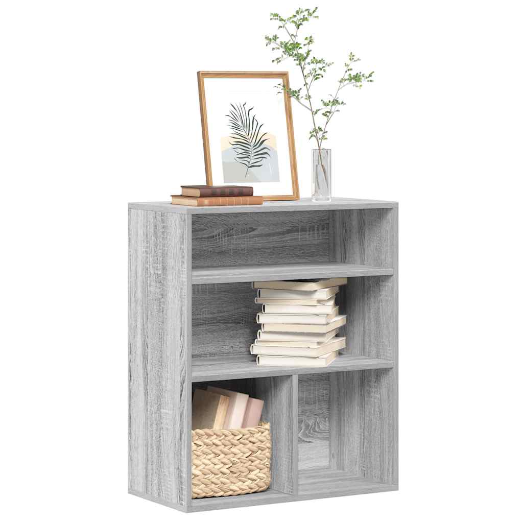 Libreria Grigio Sonoma 60x30x71,5 cm in Legno Multistrato | homemem39