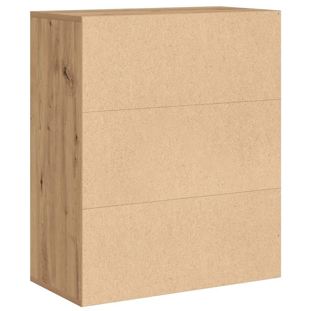 Libreria Rovere Artigianale 60x30x71,5 cm Legno Multistrato | homemem39
