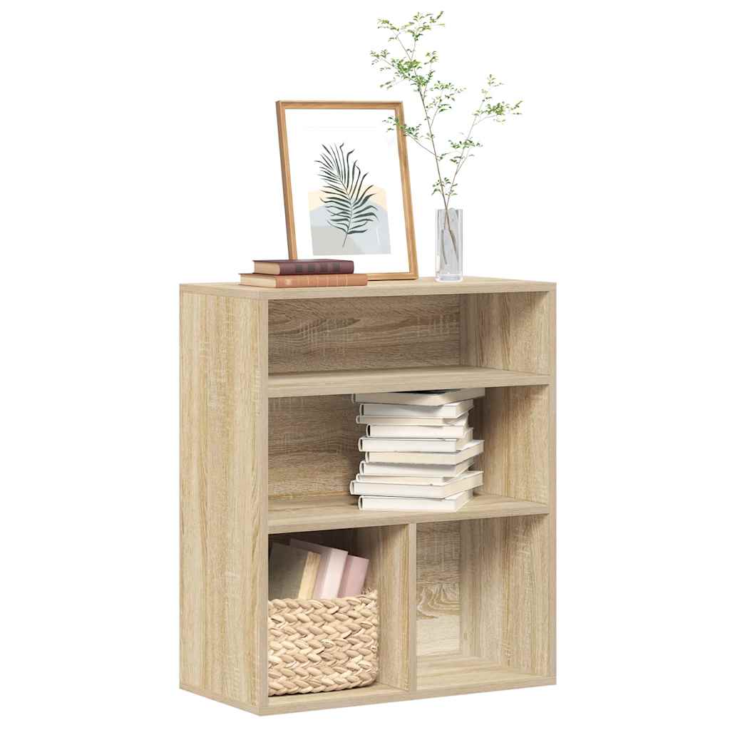 Libreria Rovere Sonoma 60x30x71,5 cm in Legno Multistrato | homemem39