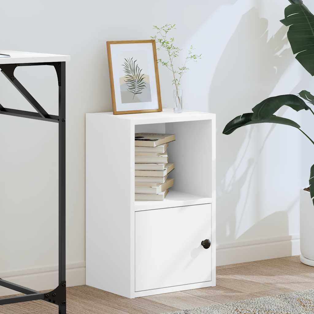 Libreria Bianca 31x24x52 cm in Legno Multistrato | homemem39