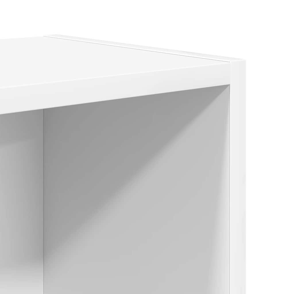 Libreria Bianca 31x24x52 cm in Legno Multistrato | homemem39
