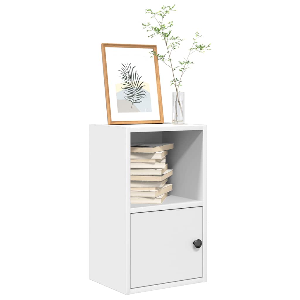 Libreria Bianca 31x24x52 cm in Legno Multistrato | homemem39