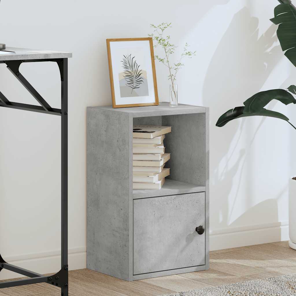 Libreria Grigio Cemento 31x24x52 cm in Legno Multistrato | homemem39