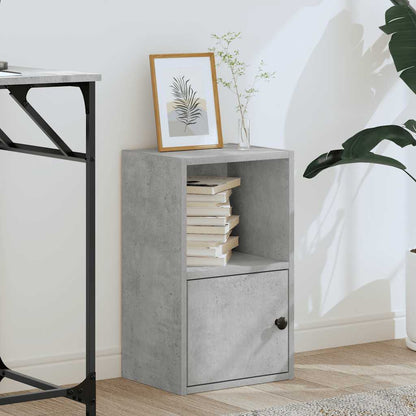 Libreria Grigio Cemento 31x24x52 cm in Legno Multistrato | homemem39