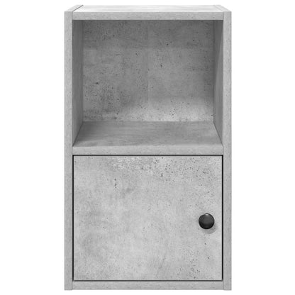 Libreria Grigio Cemento 31x24x52 cm in Legno Multistrato | homemem39