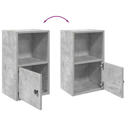 Libreria Grigio Cemento 31x24x52 cm in Legno Multistrato | homemem39