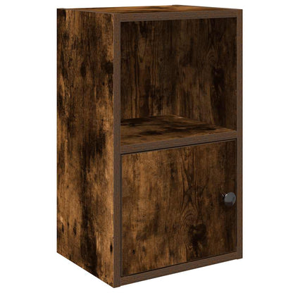 Libreria Rovere Fumo 31x24x52 cm in Legno Multistrato | homemem39