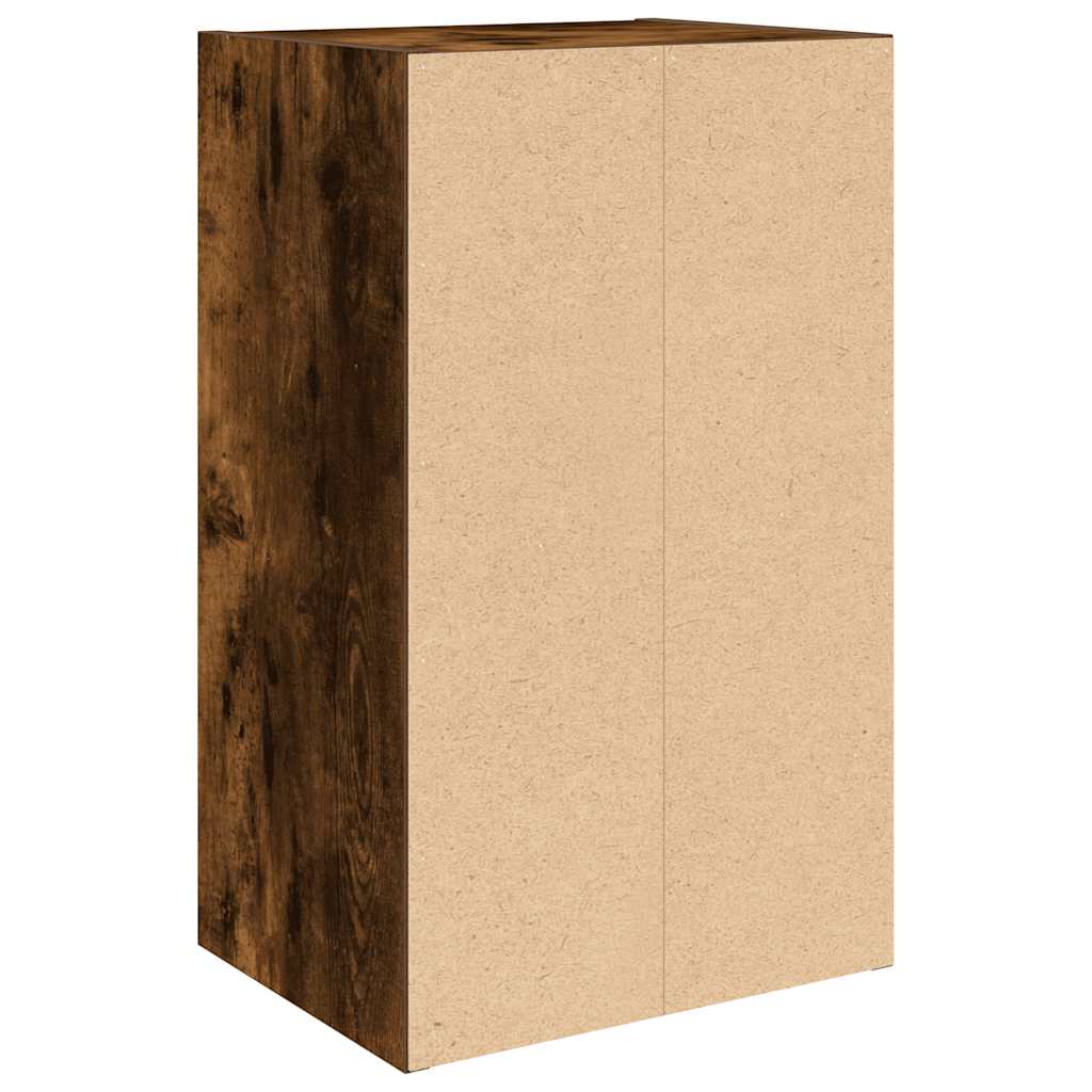 Libreria Rovere Fumo 31x24x52 cm in Legno Multistrato | homemem39