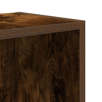 Libreria Rovere Fumo 31x24x52 cm in Legno Multistrato | homemem39
