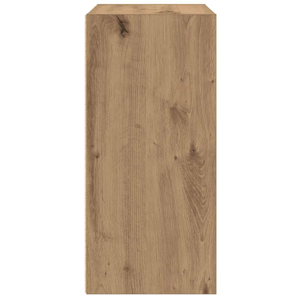 Libreria Rovere Artigianale 31x24x52 cm in Legno Multistrato | homemem39